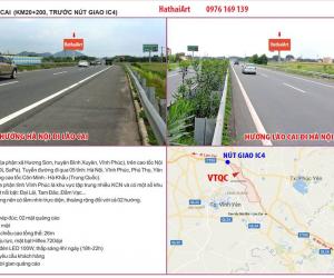 Biển quảng cáo Vị trí: Km20+200 Cao tốc Hà Nội – Lào Cai