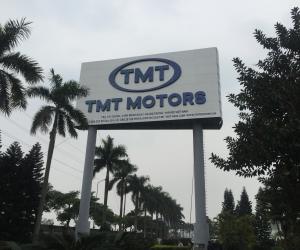 Thi công lắp đặt biển hiệu tại nhà máy TMT Hưng Yên